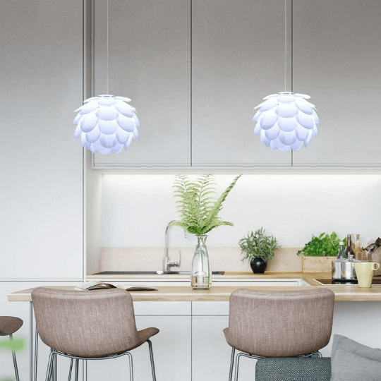 DIY Flower Lampshade - Puzzle Light - Hanging Lamp Shade - Lotus Lampshade arclightsdesign