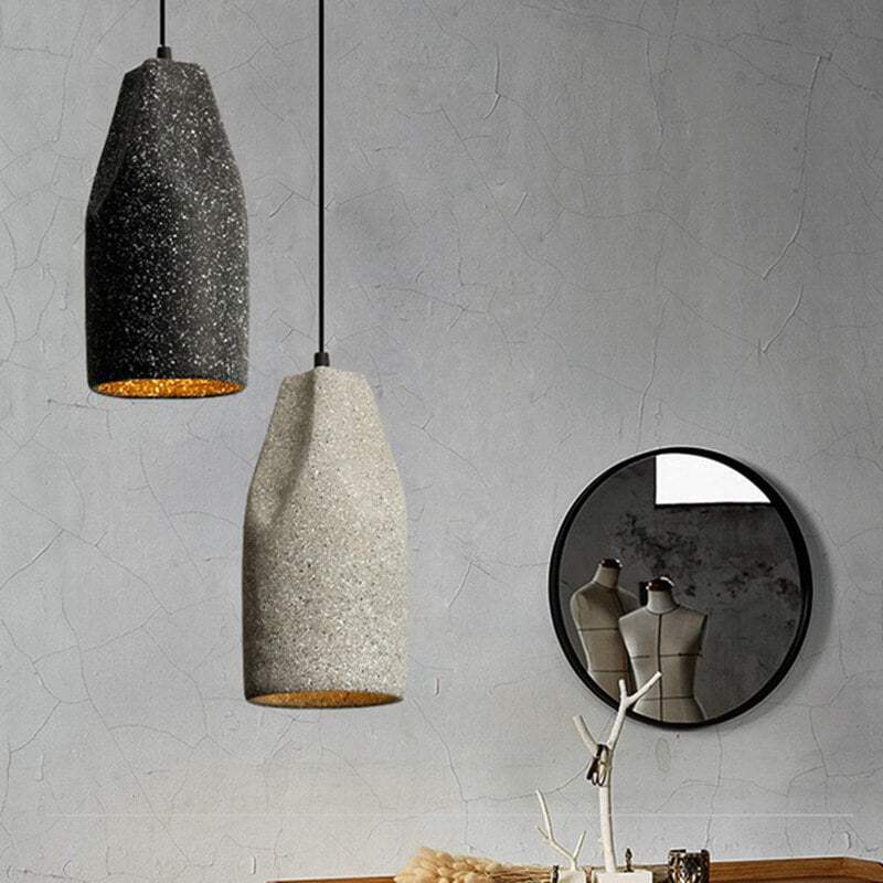 Minimalist Elegance: Concrete Pendant Light Kitchen - Industrial Hanging Lamps| ArcLightsDesign