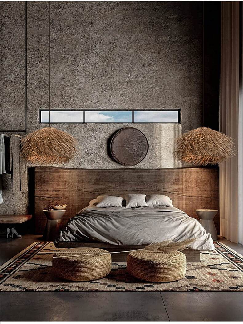 Handcrafted Beauty: Rattan Pendant Lamp Collection - Beige and Brown Options| ArcLightsDesign