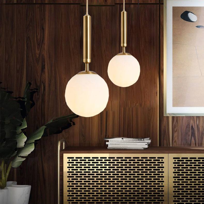 Modern glass ball light fixtures for your home deco
