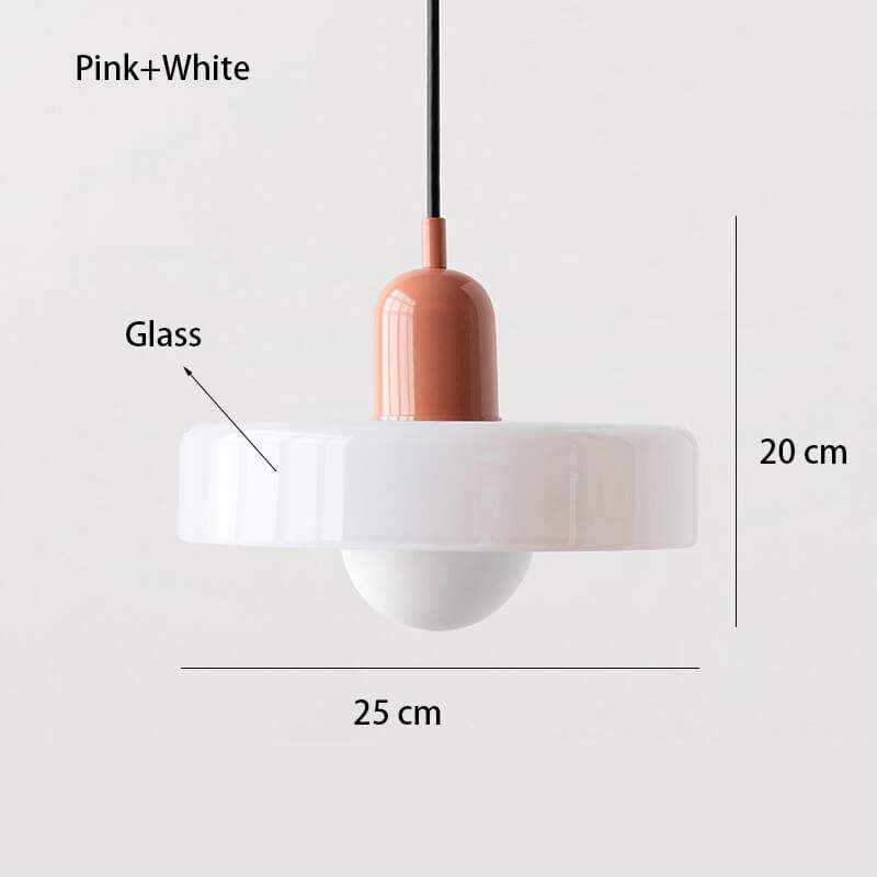 Nordic Glass Pendant Light Dingle Head Lamp in Candy Color