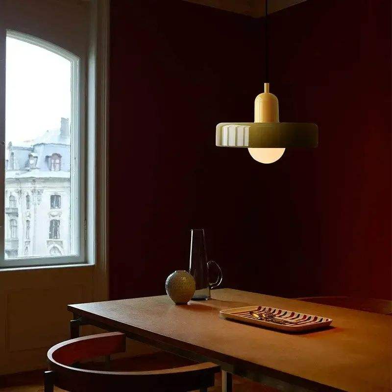 Nordic Glass Pendant Light Dingle Head Lamp in Candy Color