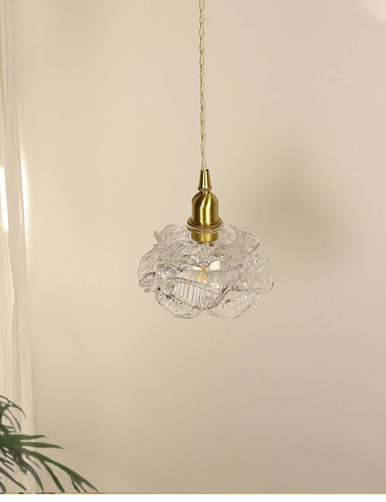Milk Glass Pendant Light - Luxury Rose Glass Chandelier for Elegant Interiors