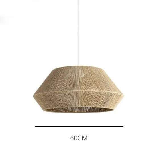 Handcrafted Elegance: Hemp Rope Light Fixtures - Vintage Pendant Light