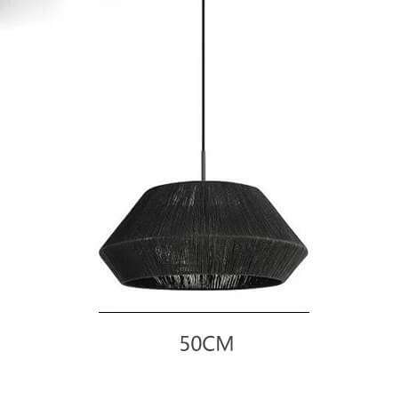 Handcrafted Elegance: Hemp Rope Light Fixtures - Vintage Pendant Light