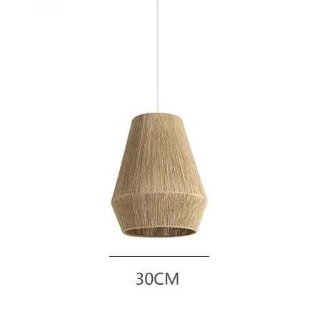 Handcrafted Elegance: Hemp Rope Light Fixtures - Vintage Pendant Light