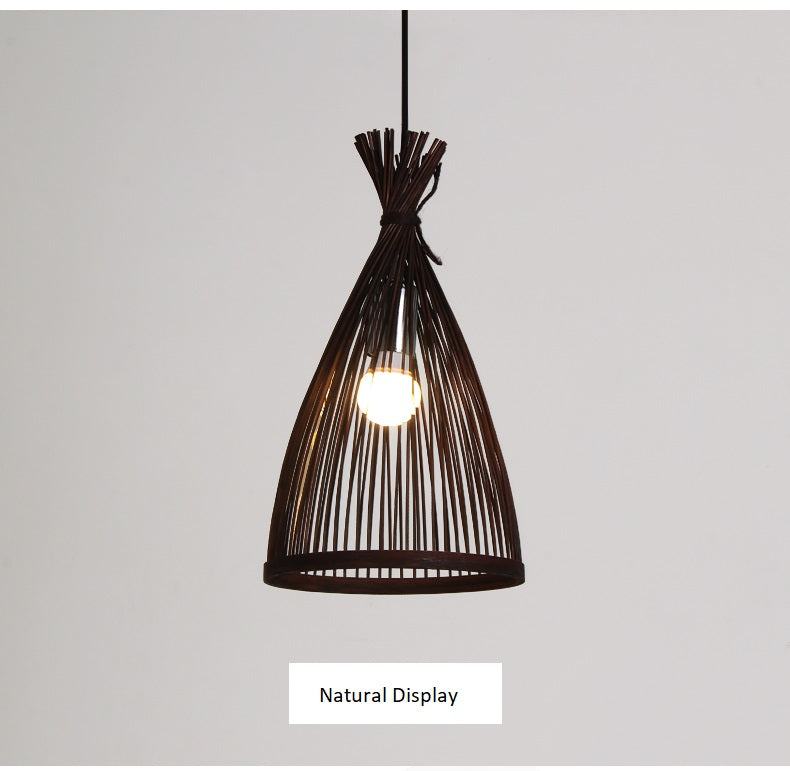 Bamboo Pendant Lights - Rattan Hand Made Suspension Lamp - Bamboo Chandeliers arclightsdesign