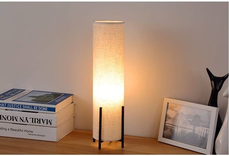 Countryside Bedroom Light - Living Room Light - Cloth Table Lamp - Wooden Table Lamps arclightsdesign