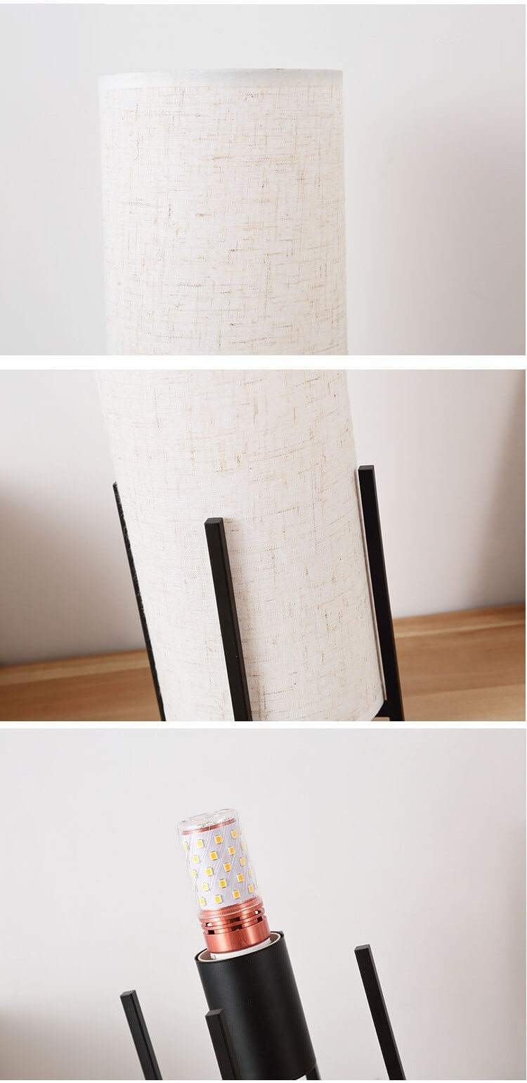 Countryside Bedroom Light - Living Room Light - Cloth Table Lamp - Wooden Table Lamps arclightsdesign