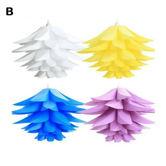 DIY Flower Lampshade - Puzzle Light - Hanging Lamp Shade - Lotus Lampshade arclightsdesign