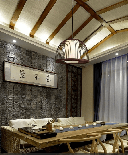Modern Bamboo Pendant Lamp Shade - Rattan Wicker Light - Bamboo Stick Lampshade arclightsdesign
