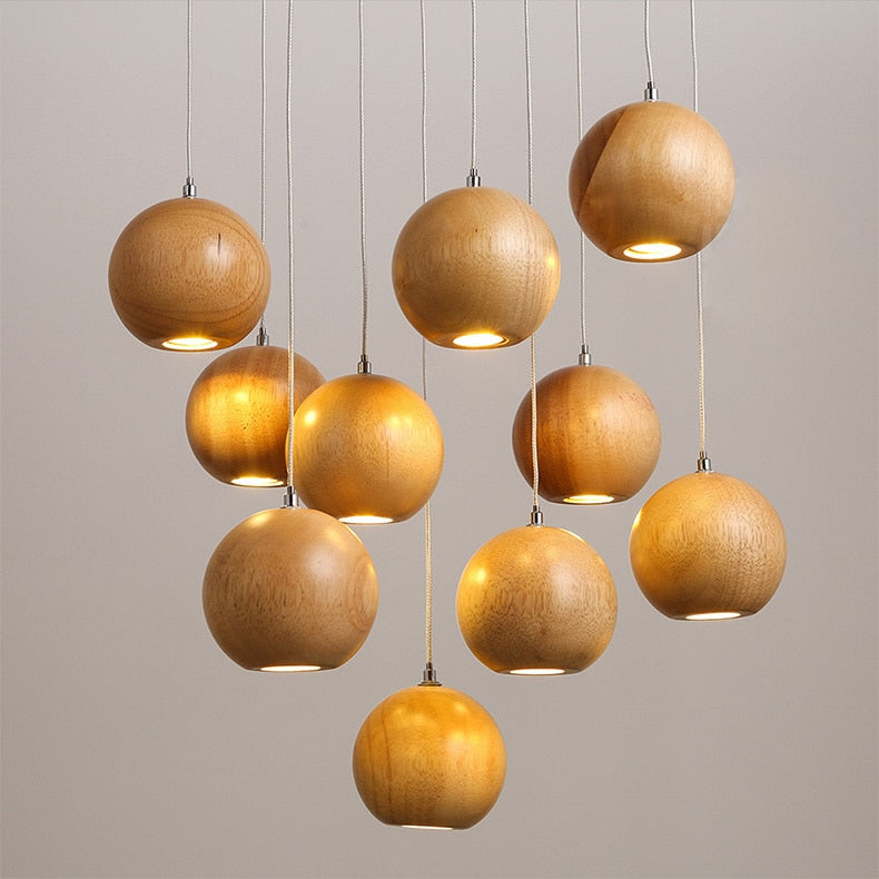 Solid Wood Vintage Kitchen Island Light - Kitchen Island Chandelier - Kitchen / Living room/ Home Decor arclightsdesign