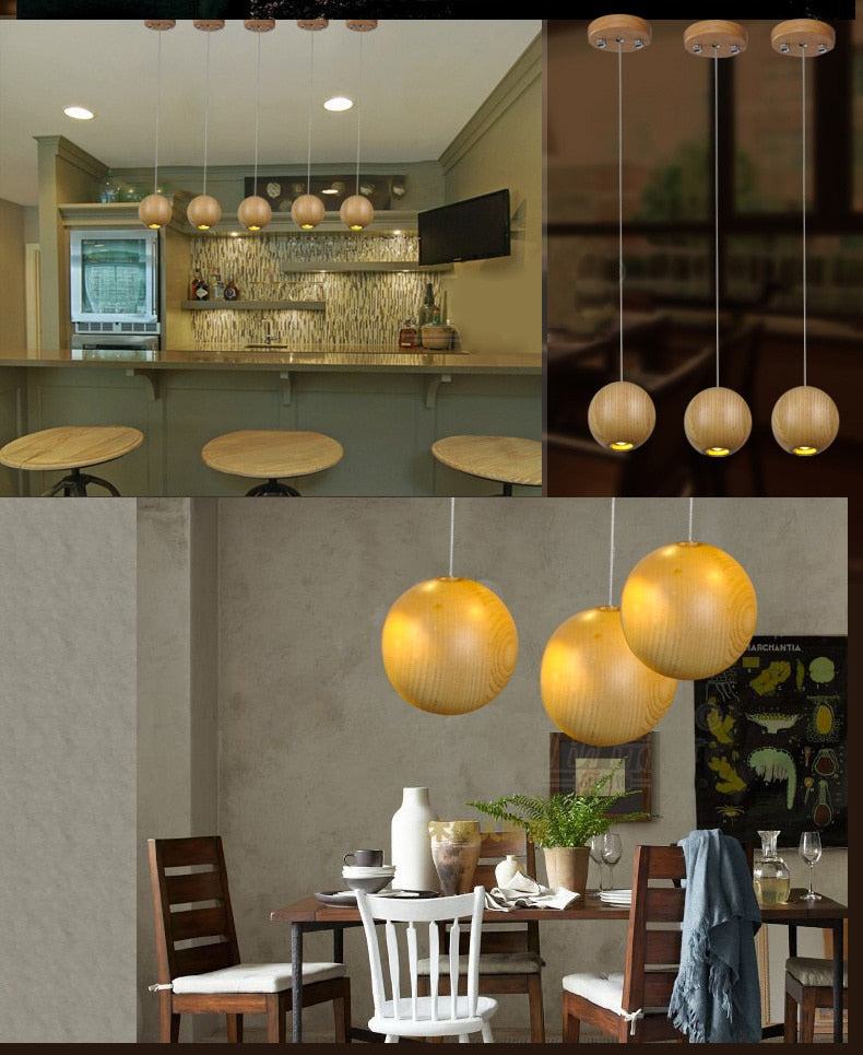Solid Wood Vintage Kitchen Island Light - Kitchen Island Chandelier - Kitchen / Living room/ Home Decor arclightsdesign