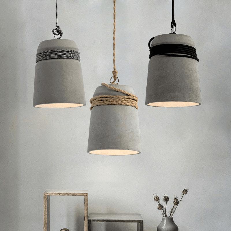 Ceramic Lights - Concrete Chandeliers: A Stylish Addition