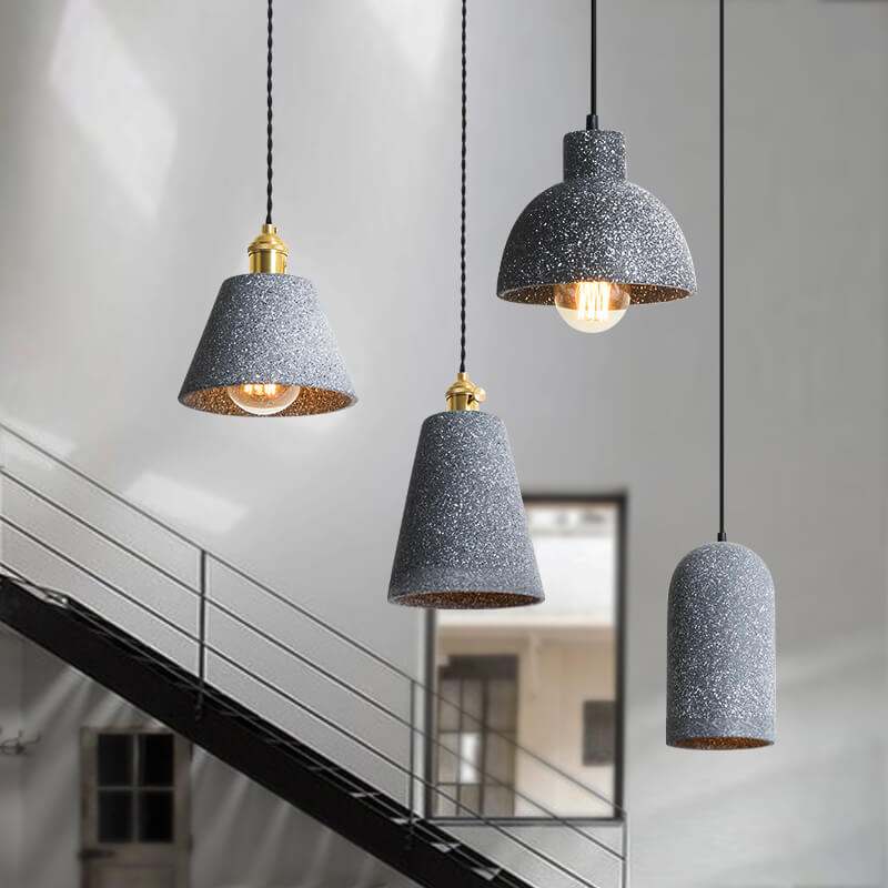 Minimalist Elegance: Cement LED Pendant Lamp - Loft Industrial Style Pendant Lights Fixtures| ArcLightsDesign