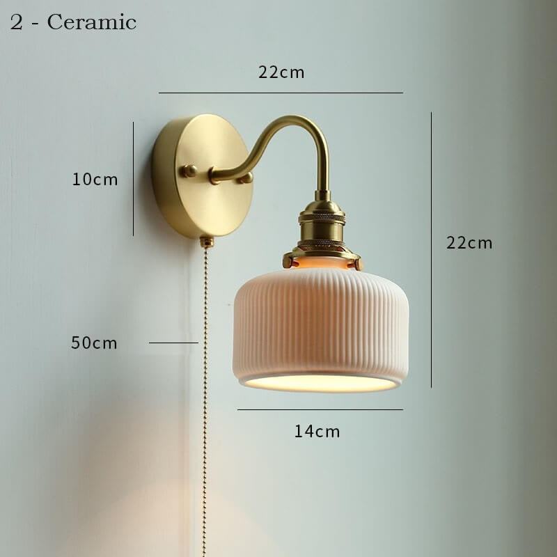 Ceramic Wall Lamp and Glass Lampshade Collection - Versatile Lighting Choices| ArcLightsDesign