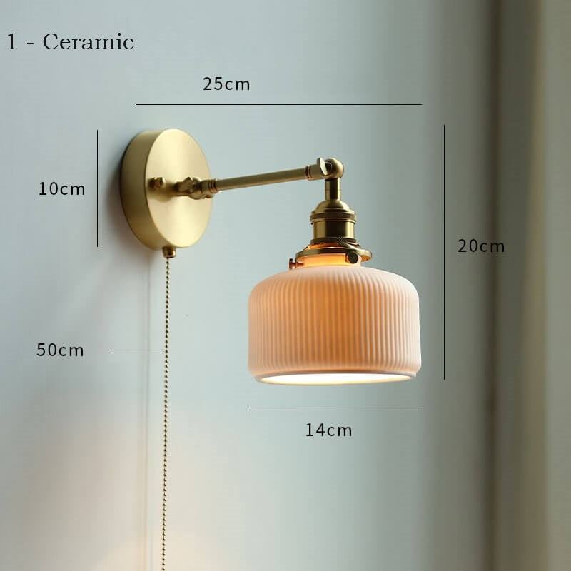 Ceramic Wall Lamp and Glass Lampshade Collection - Versatile Lighting Choices| ArcLightsDesign