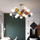 Illuminate with Artistry: Colorful Branch Ceiling Lamp - Europe Loft Style| ArcLightsDesign