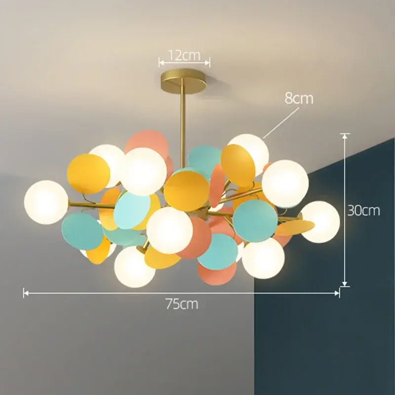 Colorful Branch Ceiling Lamp - Europe Art Pendant Lights - Lamps Loft Lighting Fixtures