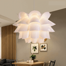 DIY Flower Lampshade - Puzzle Light  - Hanging Lamp Shade - Lotus Lampshade