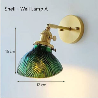 Minimalist Brilliance: Emerald Green Nordic Wall Glass Lamp LED| ArcLightsDesign