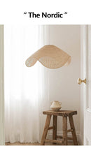 Embrace Elegance: Wicker Light Shade - Hand-woven Rattan Chandeliers