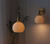 Japanese Handmade Ceramic Pendant Lamp| ArcLightsDesign