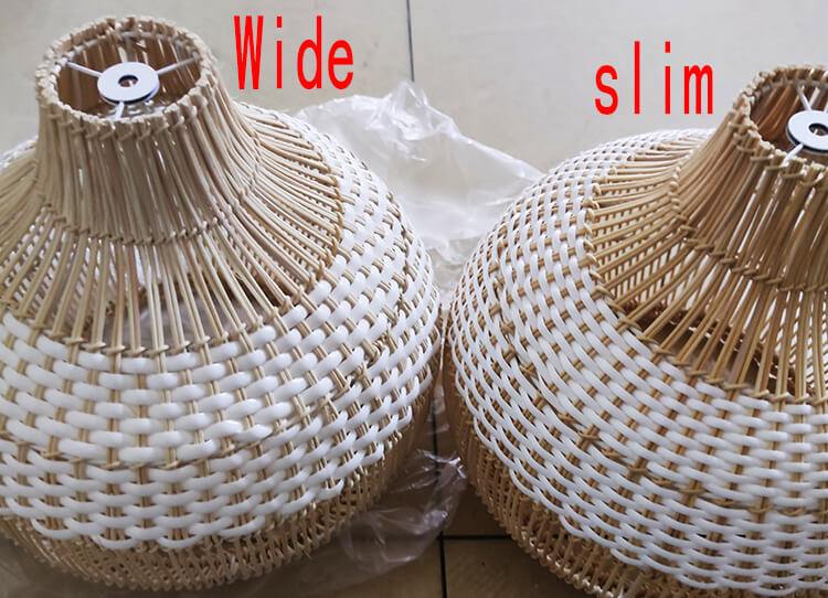 Elevate Your Space with White Rattan Lamp Shade - Simple Elegance for Your Home| ArcLightsDesign