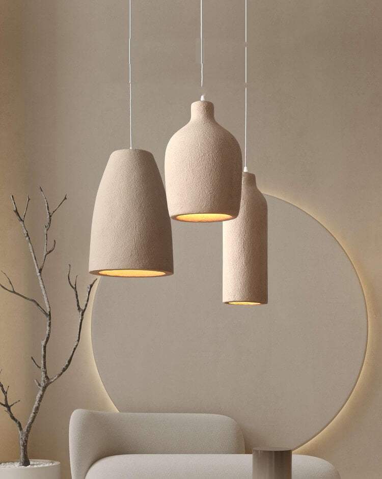 Japanese Wabi Sabi Light Fixtures - Nordic Vintage Hanging Lamp