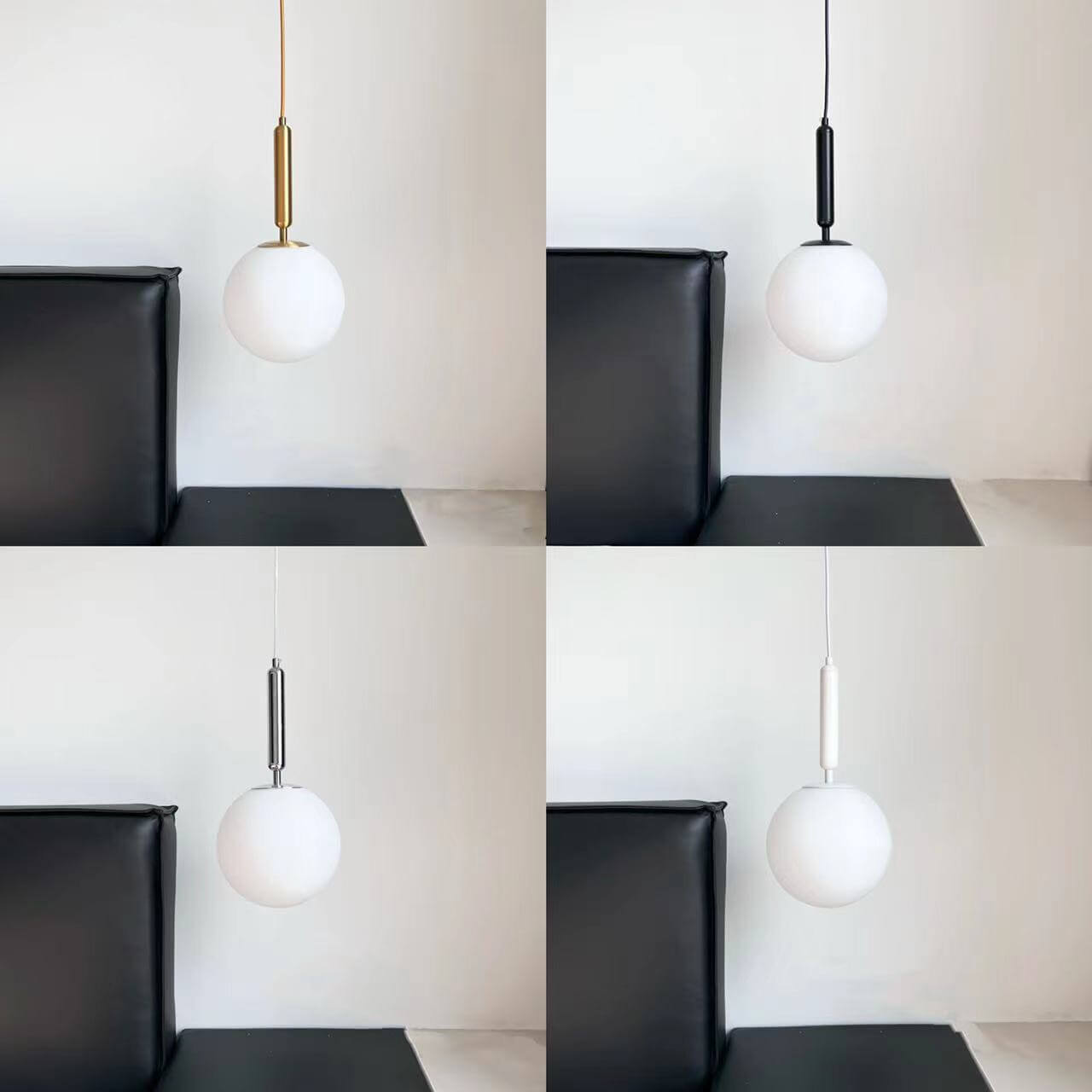 Modern Glass Ball LED Light Fixtures - Luminaire Kitchen Hanging Lights