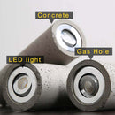 Concrete Tube Pendant Light - Modern Retro Loft Tube Lamp Design