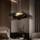 Modern Sculptural Flower LED Pendant Light - Artistic PVC Chandelier Decor