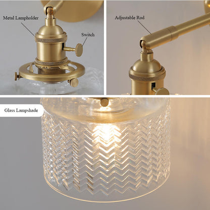 Nordic Wall Glass Lamp LED - Minimalist Interior Glass Lighting - Wall Light Fixtures