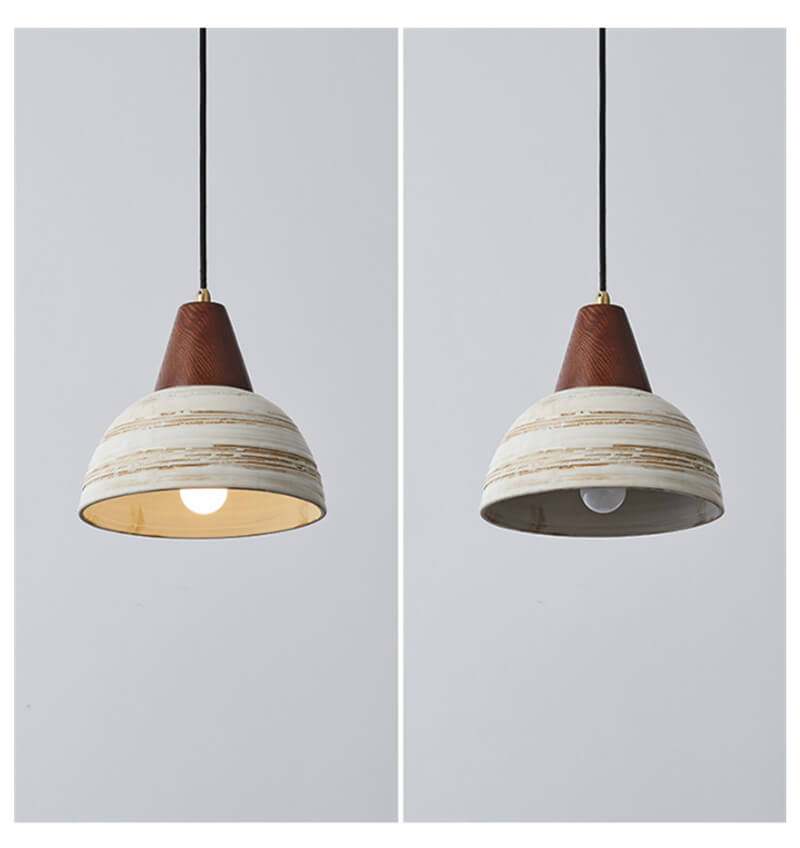 Handmade Ceramic Pendant Light - Ceramic Vintage Fixtures| ArcLightsDesign