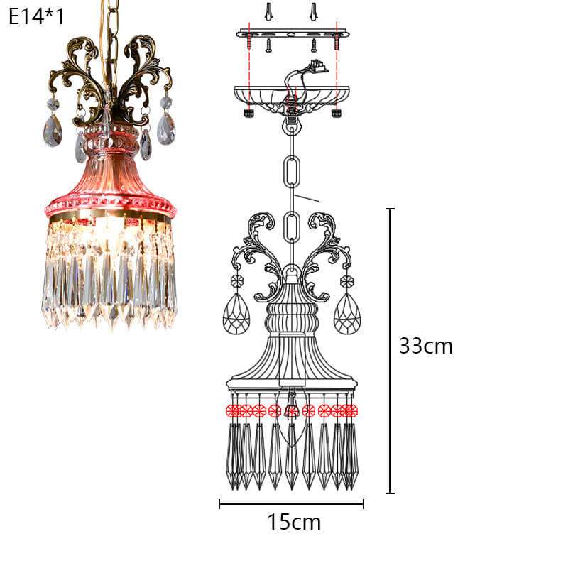 Luxury Crystal Chandelier - Elegant French Crystal Lighting Décor