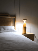 LED Wood Desk Lamp - Handmade Dimmable LED Night Table Lamp