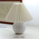 Ceramic Table Lamp Base - Vintage Rattan Desk Lamp -Bedroom Lamp - Night Table Lamp- Handmade arclightsdesign