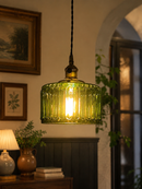 Vintage Olive Emerald Green Chandelier LED - Minimalist Pendant Light