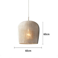 Elevate Your Space with Wabi-sabi Style: White Rattan Pendant Lights Collection| ArcLightsDesign