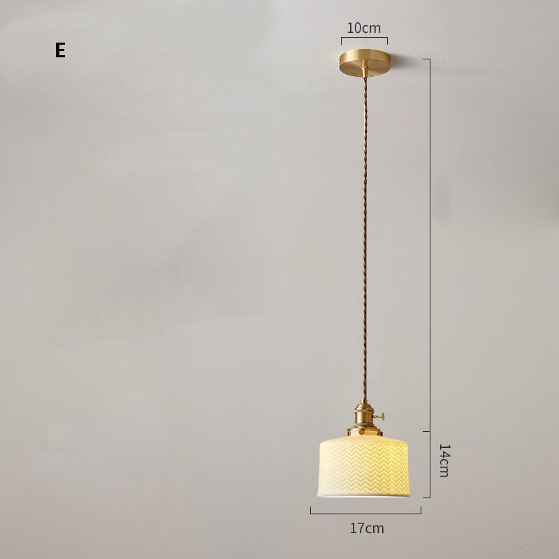 Modern Sophistication: Ceramic Brass Pendant Lights for Home and Office| ArcLightsDesign