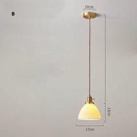 Modern Sophistication: Ceramic Brass Pendant Lights for Home and Office| ArcLightsDesign