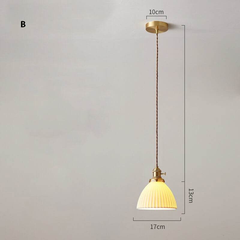 Modern Sophistication: Ceramic Brass Pendant Lights for Home and Office| ArcLightsDesign