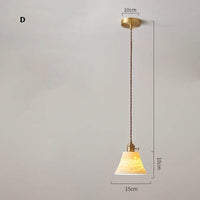 Modern Sophistication: Ceramic Brass Pendant Lights for Home and Office| ArcLightsDesign