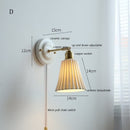 White Ceramic Wall Lamp - Elegant Lighting for Bedrooms and Stairs| ArcLightsDesign