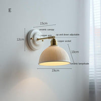 White Ceramic Wall Lamp - Elegant Lighting for Bedrooms and Stairs| ArcLightsDesign