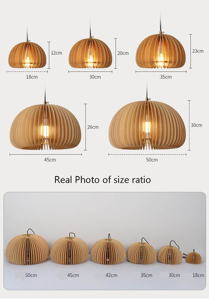 Illuminate with Elegance: Wood Bird Shades Pendant Light Collection| ArcLightsDesign