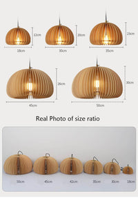 Illuminate with Elegance: Wood Birdcage Pendant Light Collection| ArcLightsDesign