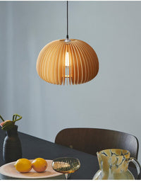 Illuminate with Elegance: Wood Birdcage Pendant Light Collection| ArcLightsDesign