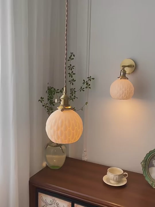 Japanese Handmade Ceramic Pendant Lights - Ceramic Wall Lamp