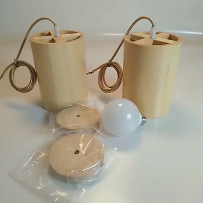 The Minimalist Simple Wood Pendant Light - Kitchen Hanging Lights